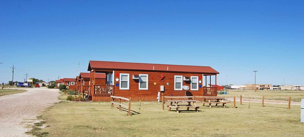 Base camp for TX Panhandle adventures with spacious RV sites & comfortable cabins